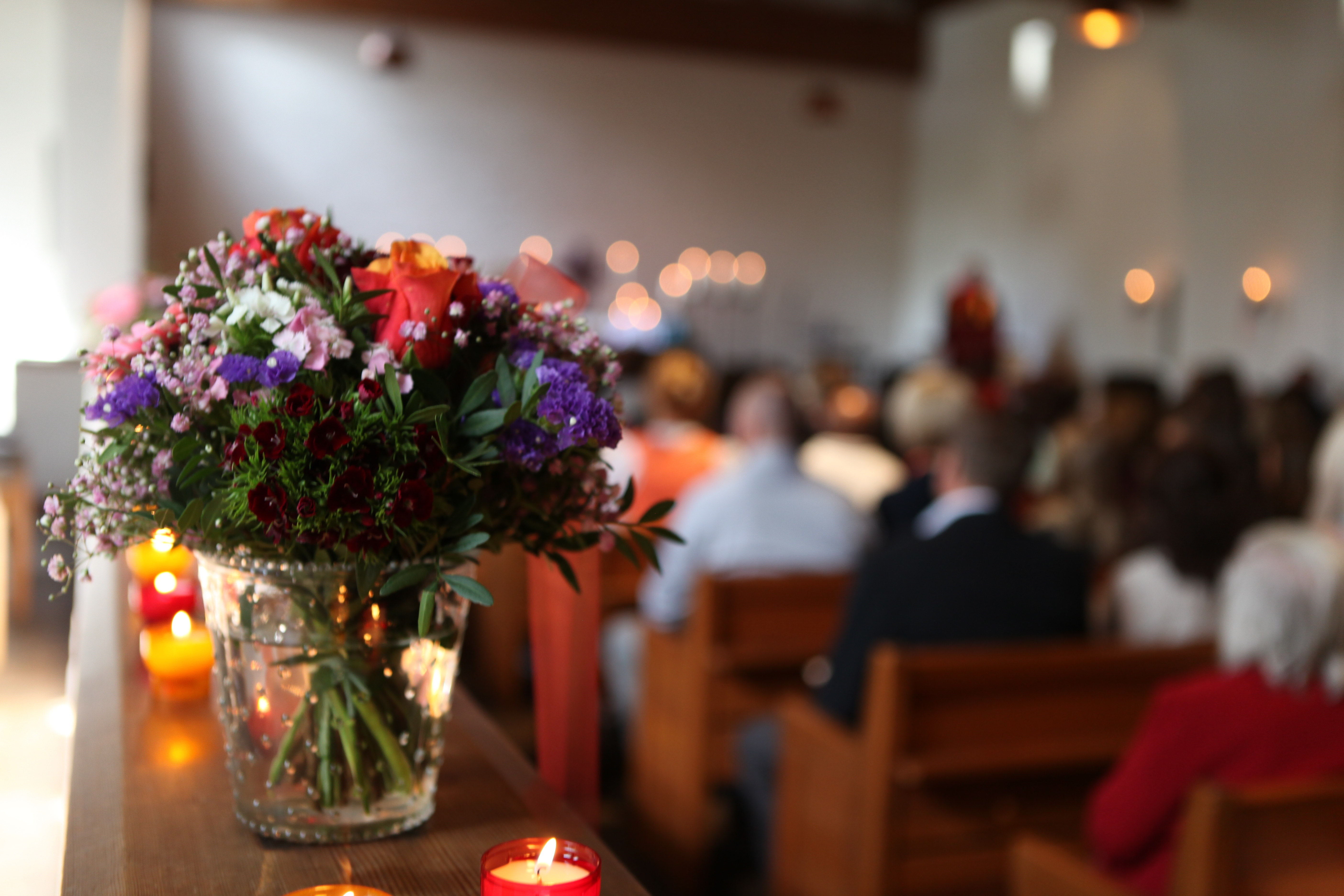 Church service flowers